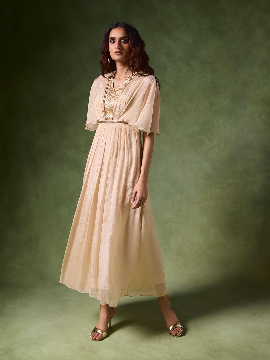 Embellished Maxi Dress – Ivory