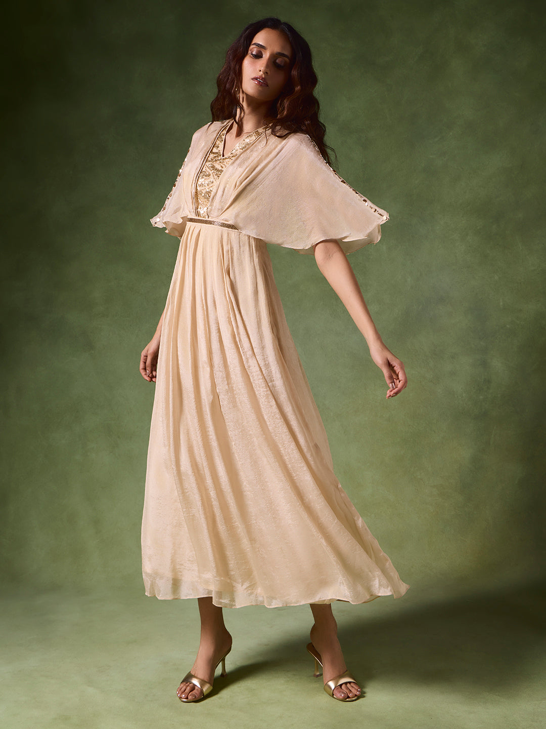 Embellished Maxi Dress – Ivory