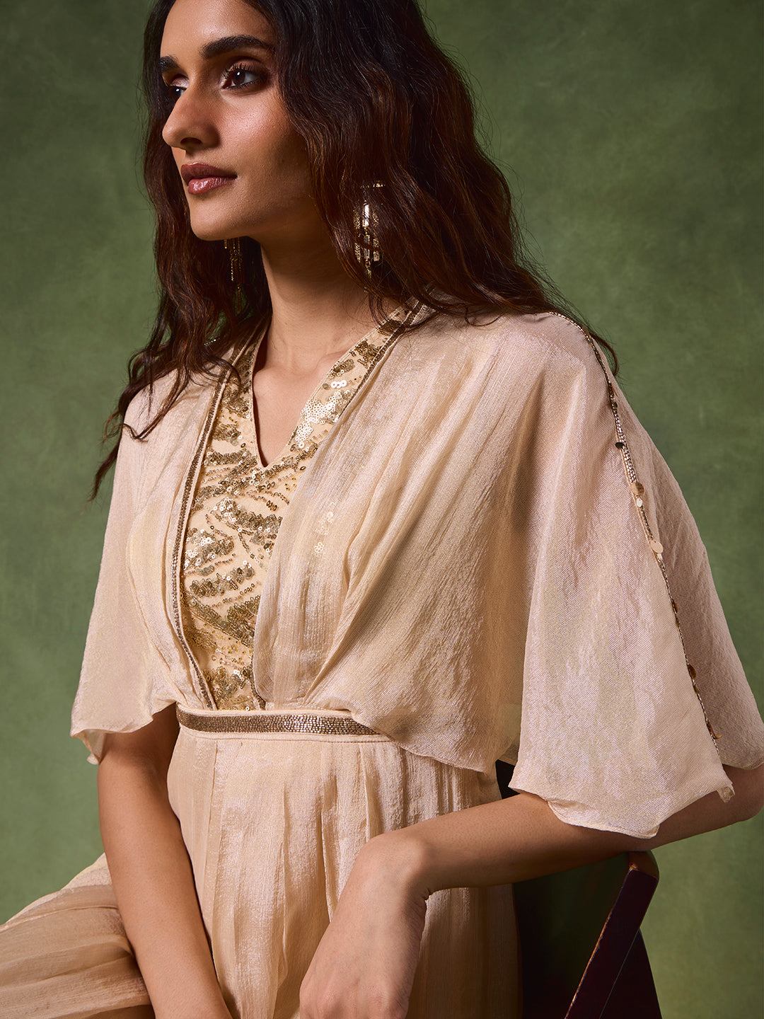 Embellished Maxi Dress – Ivory