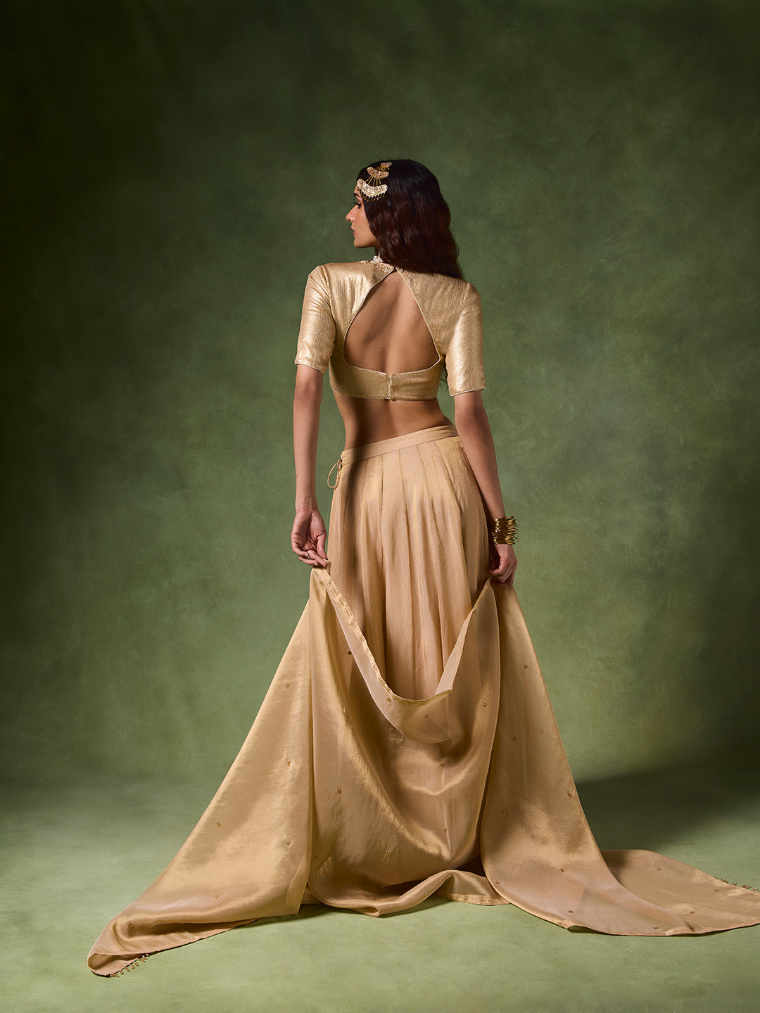 Embellished Blouse – Gold