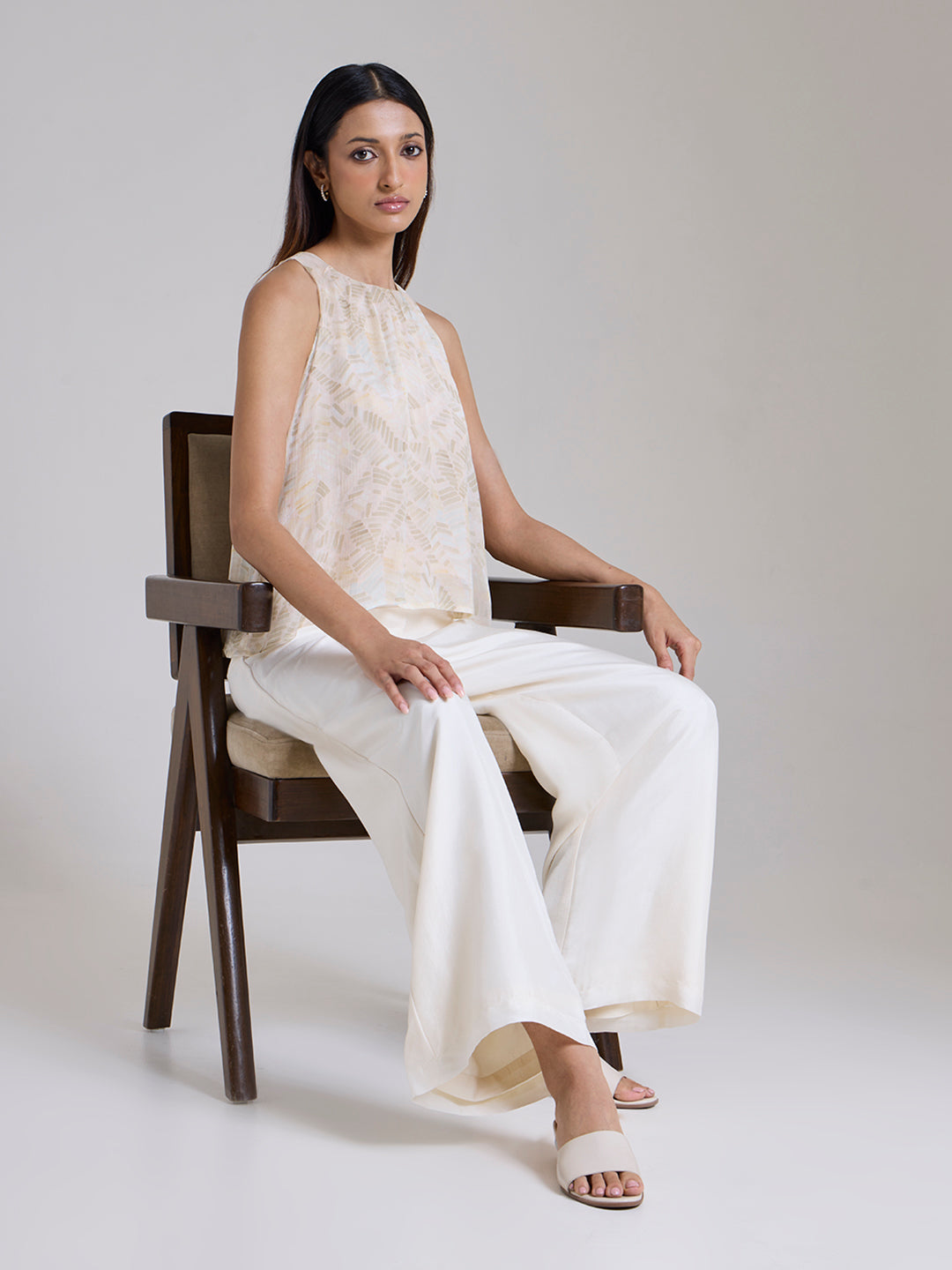Buy Printed Top – Ivory from Samoh