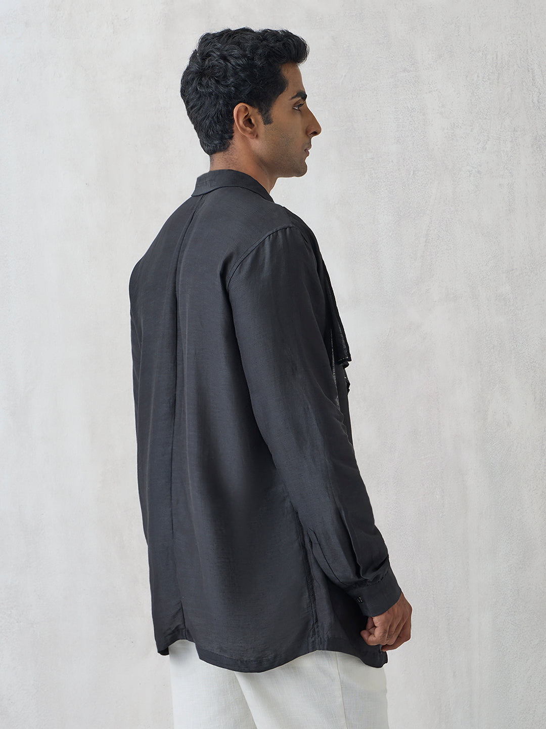 Embroidered Shirt - Black