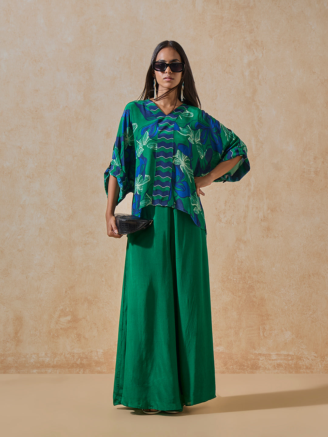 Floral Printed Top - Green