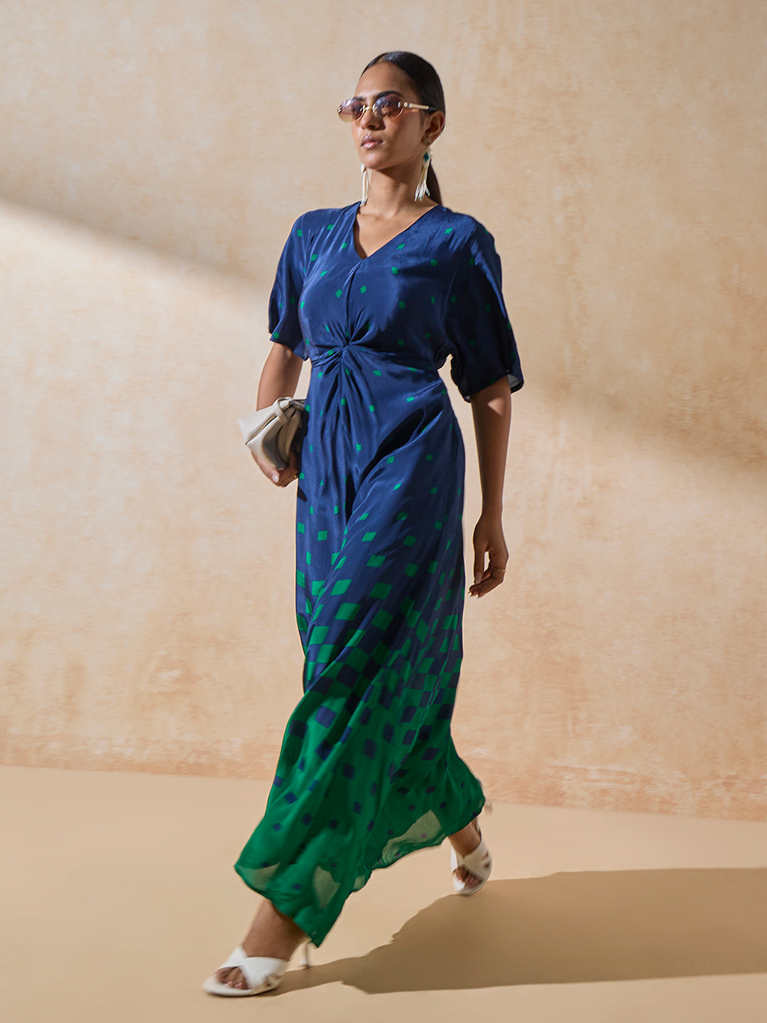 Printed Kaftan - Blue