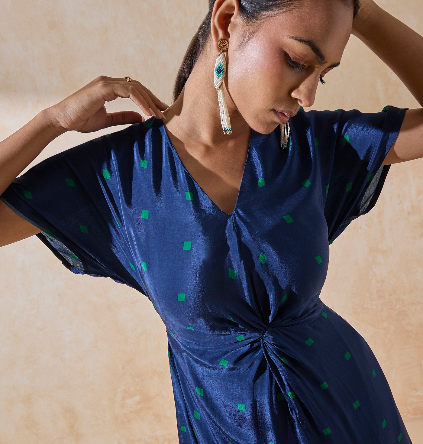 Printed Kaftan - Blue