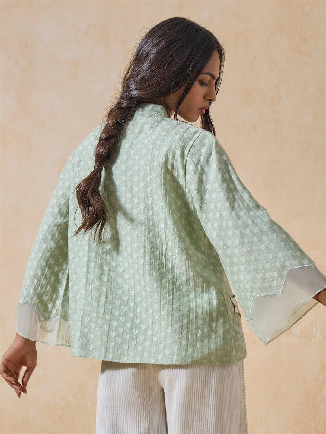 Embroidered Jacket - Green