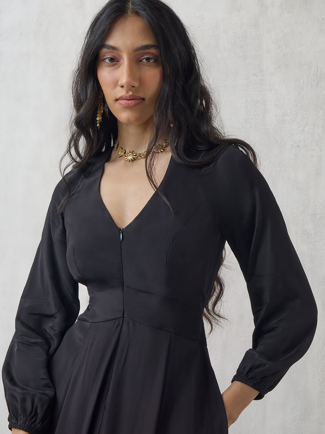 Printed Jumpsuit - Black