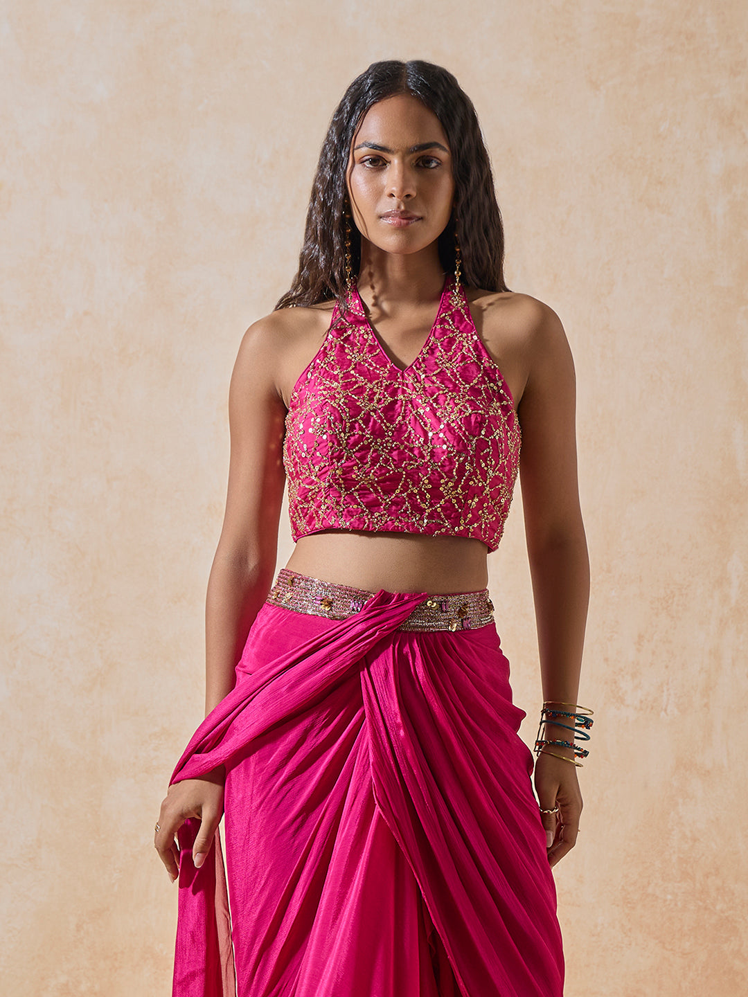 Embroidered Blouse - Pink