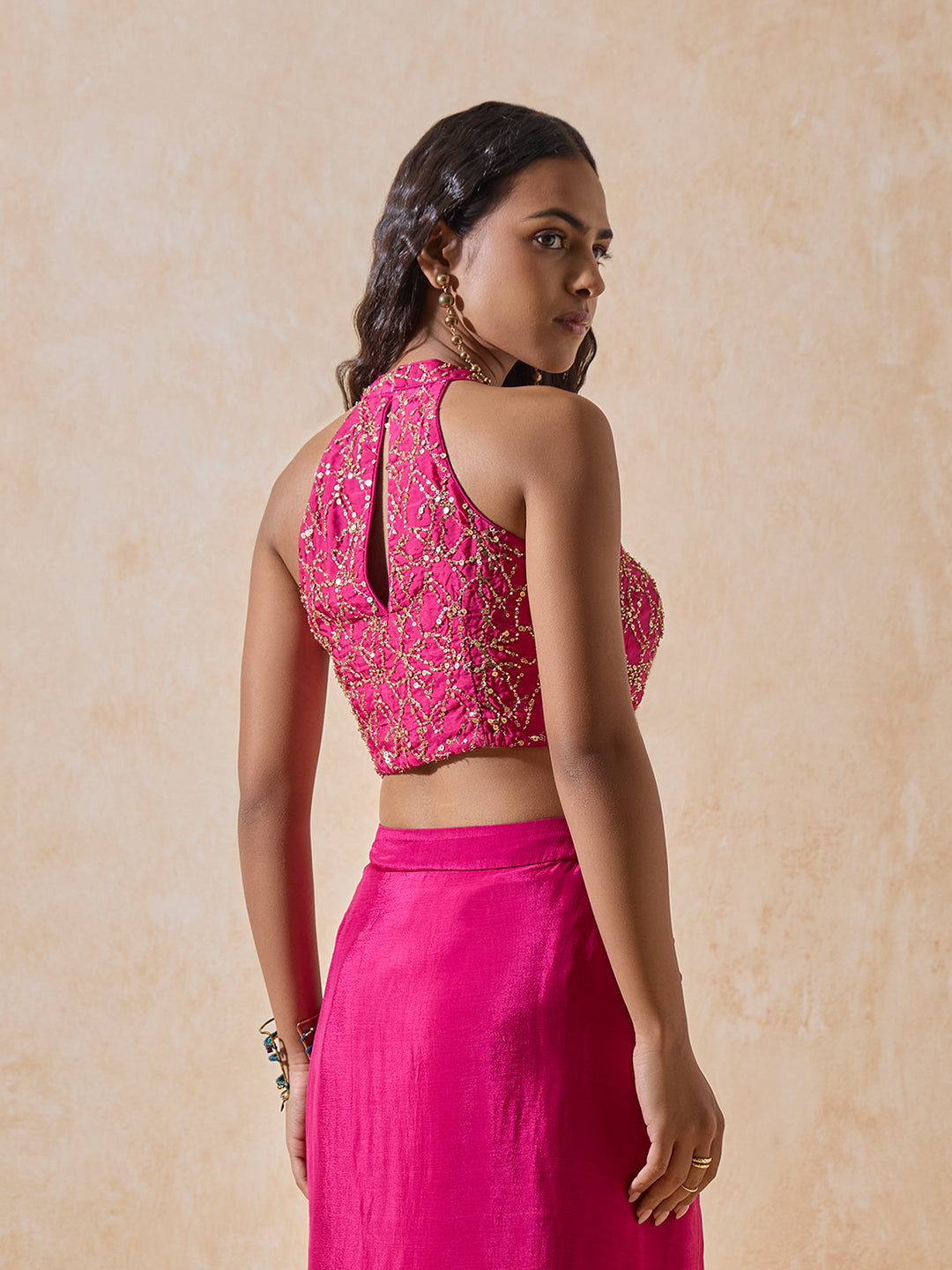 Embroidered Blouse - Pink