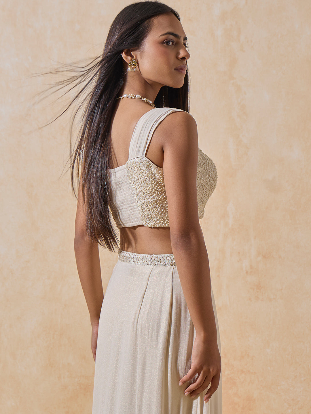 Beaded Blouse - Ivory