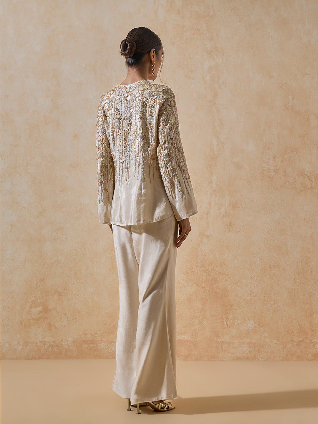 Embellished Co-Ord Set - Ivory