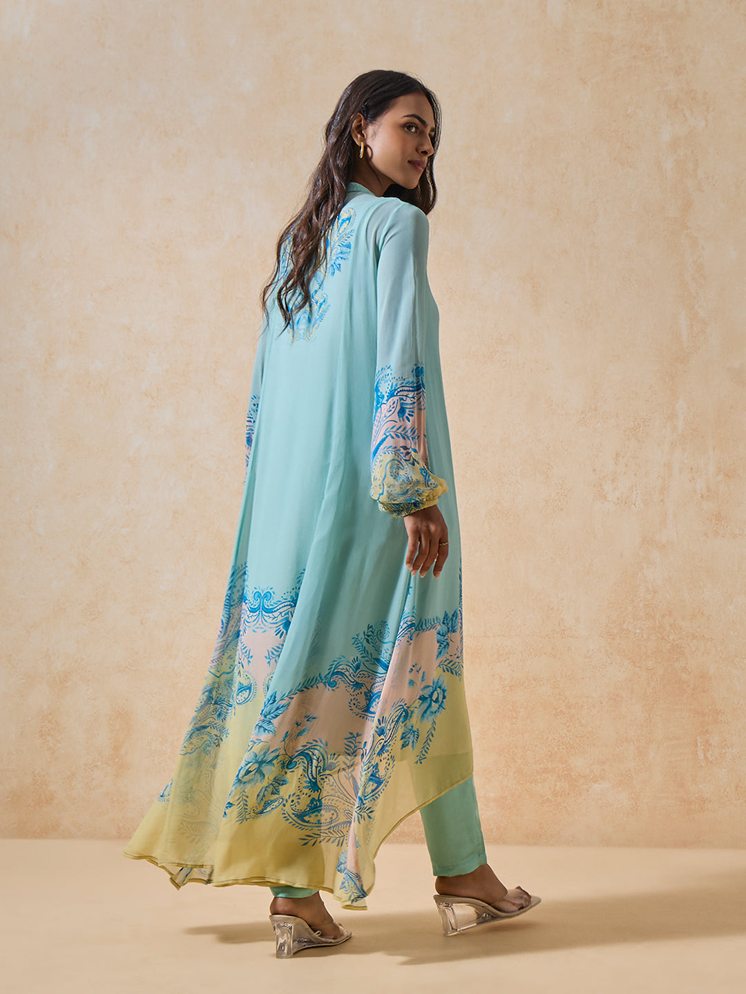 Printed Kurta - Blue