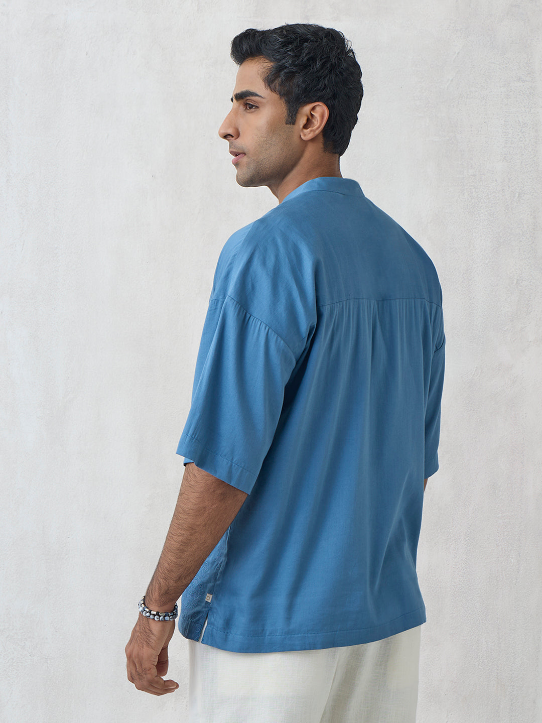 Textured Jacket - Blue