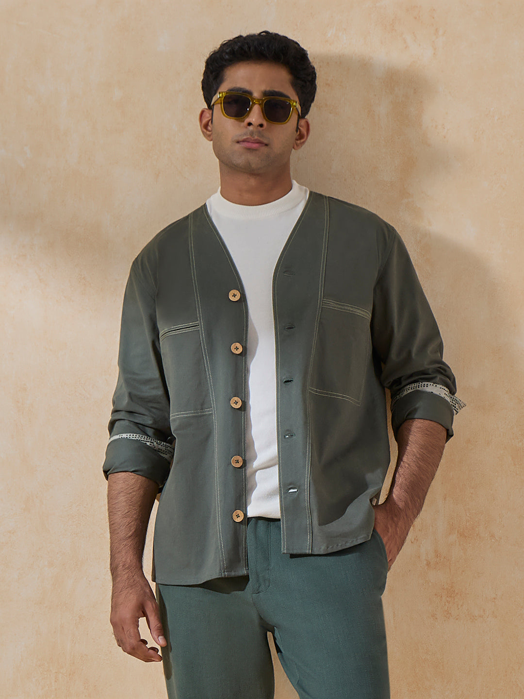 Solid Jacket - Olive