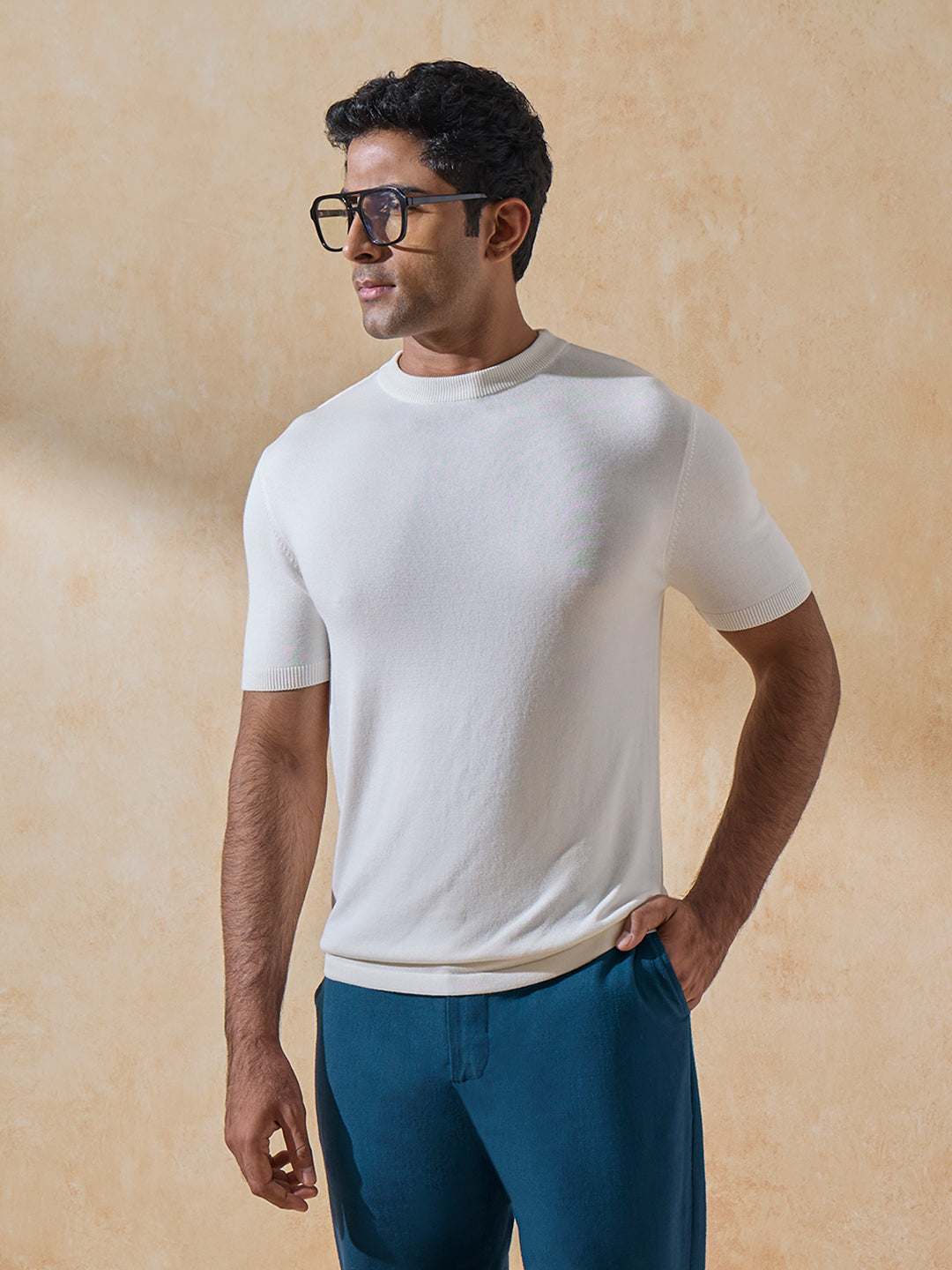 Solid T-Shirt - White