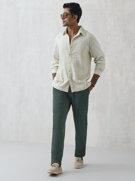 Textured Shirt - Off White