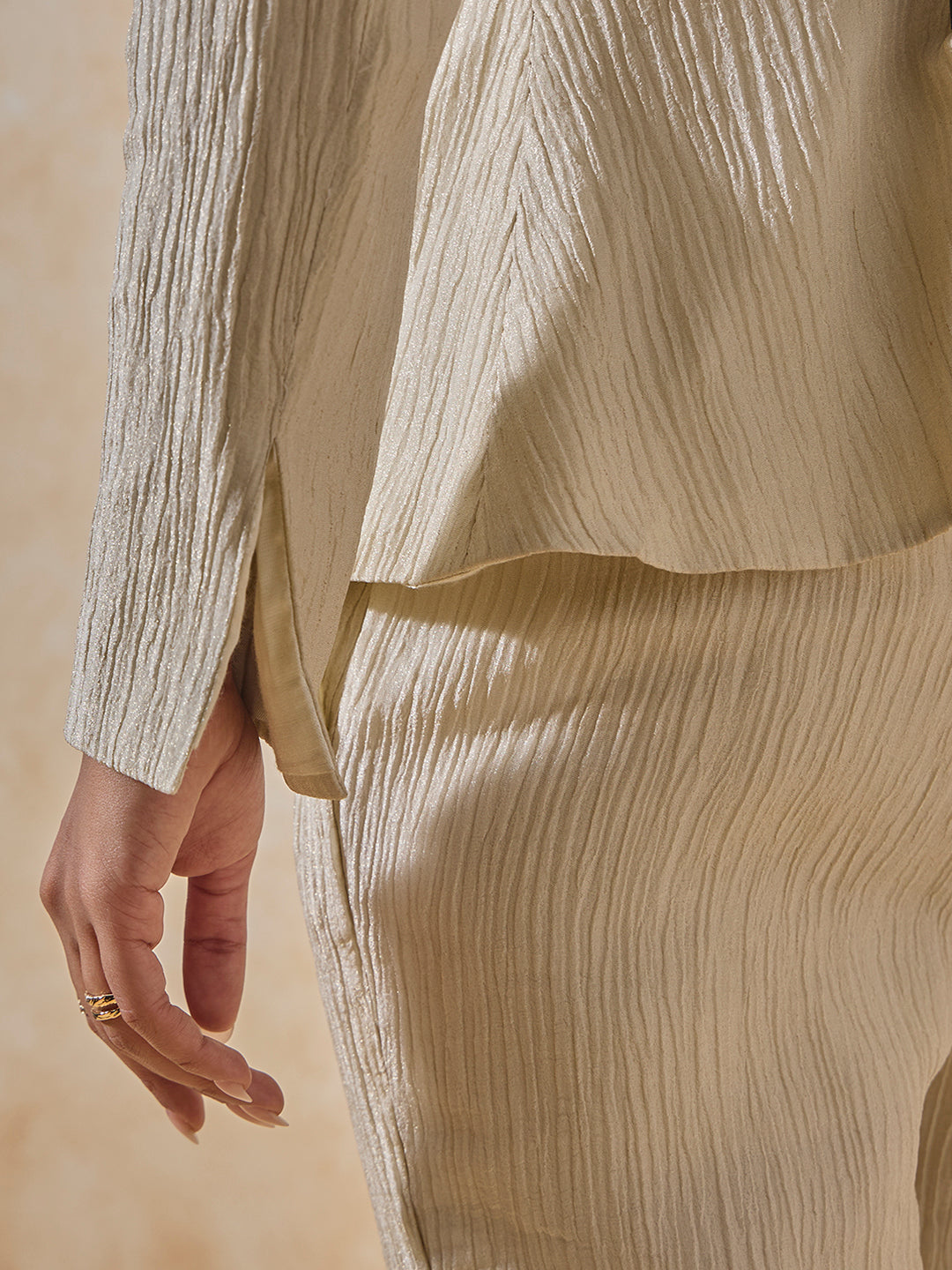 Embroidered Jacket - Ivory