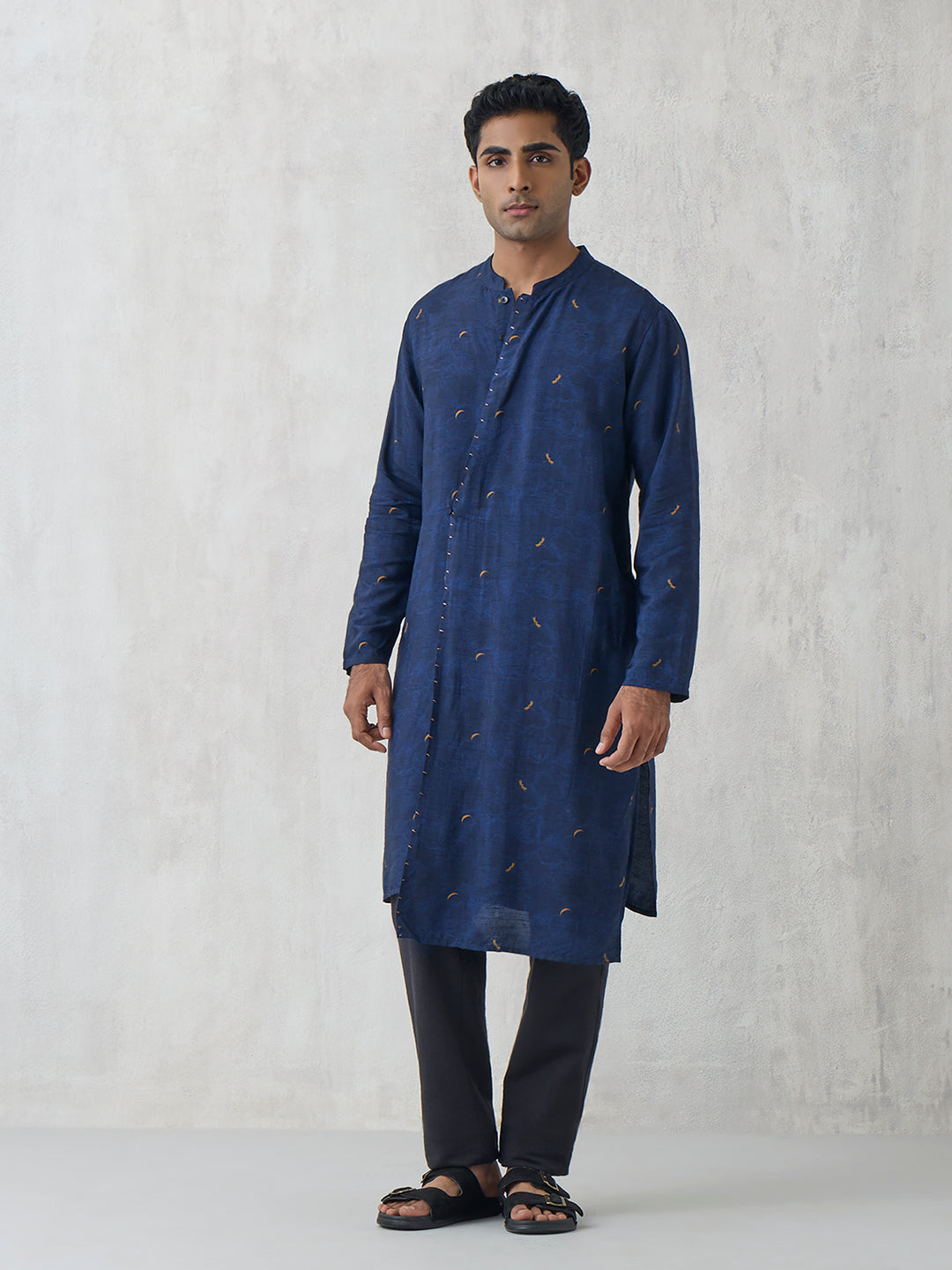 Asymmetric Kurta - Blue