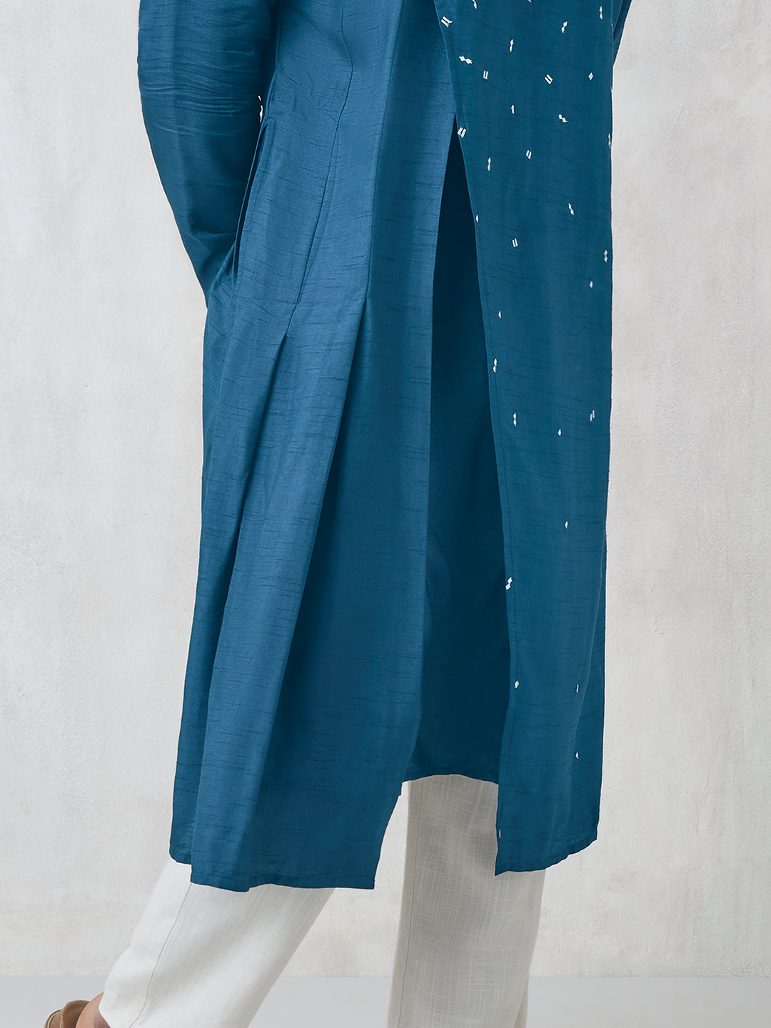 Asymmetric Kurta - Blue