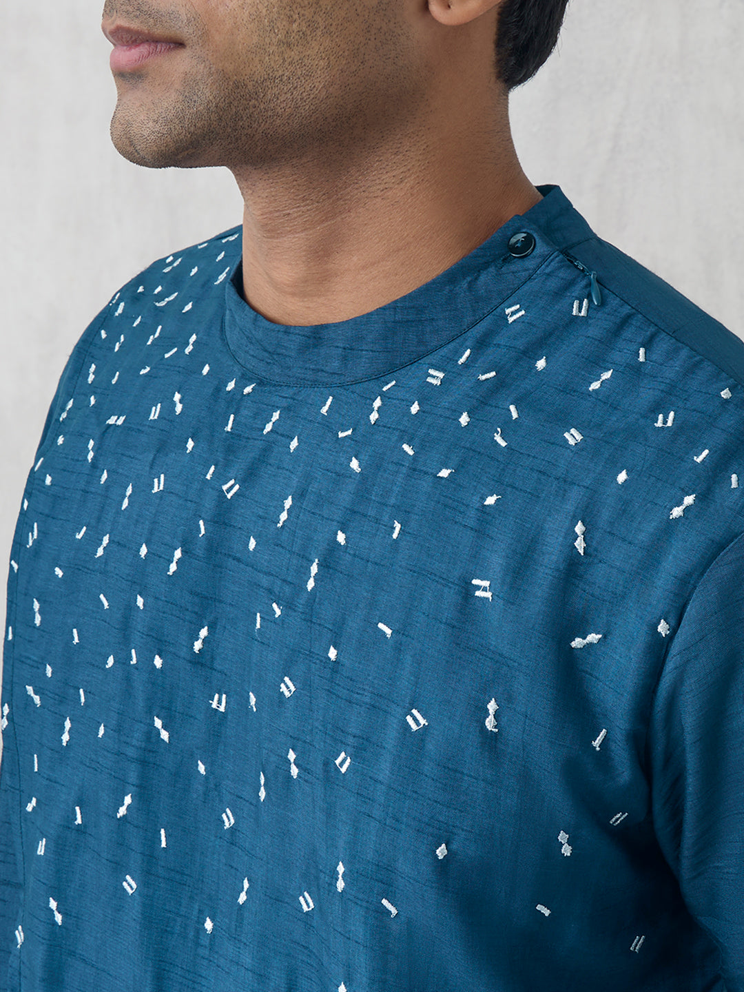 Asymmetric Kurta - Blue