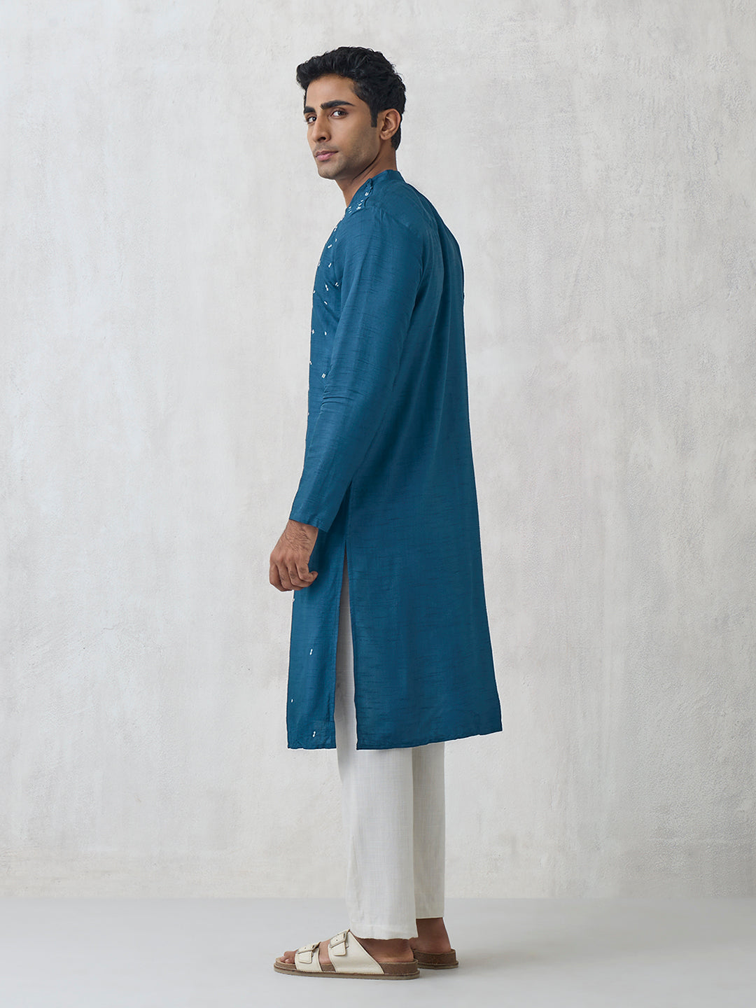 Asymmetric Kurta - Blue