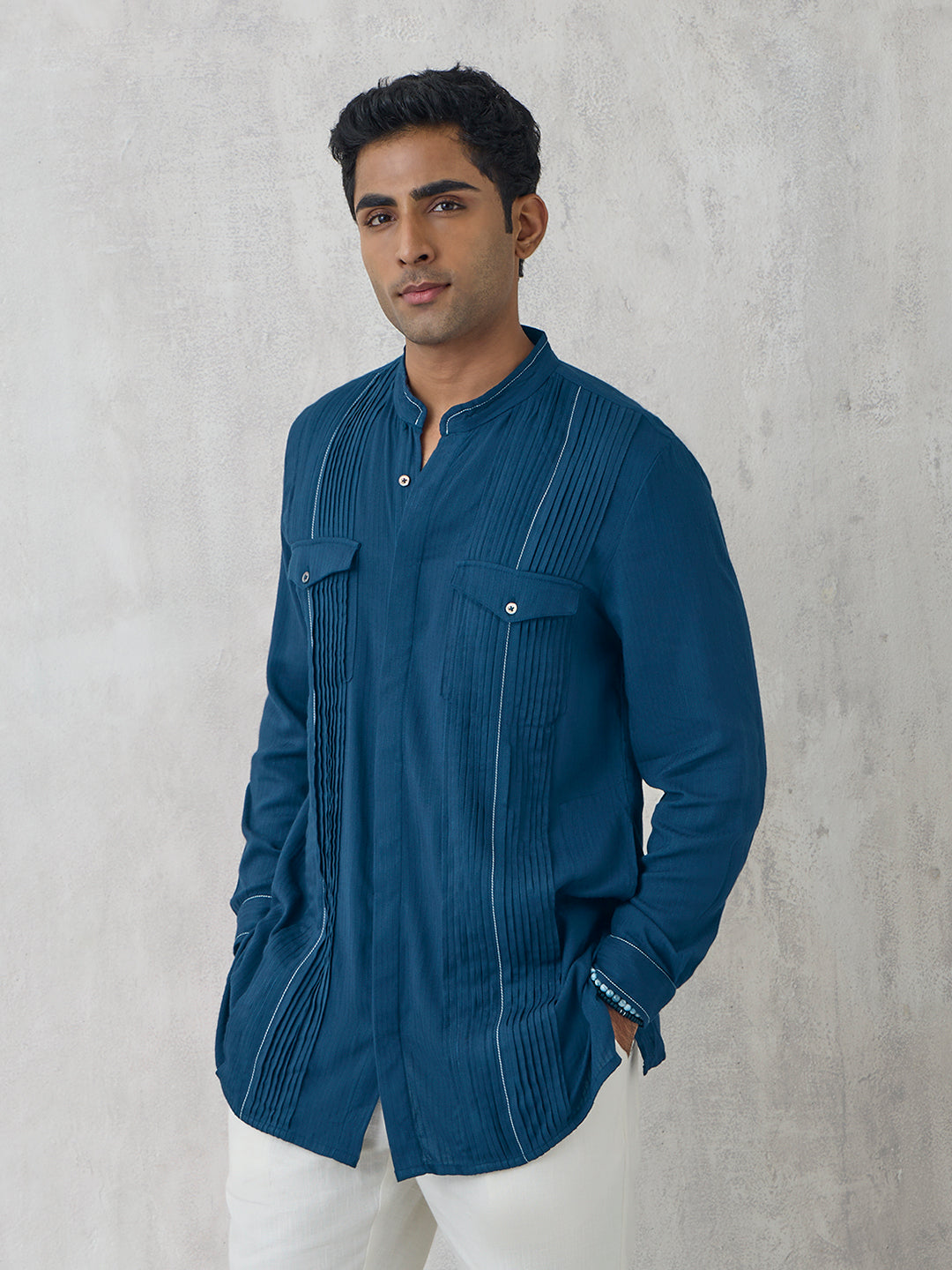 Short Kurta – Blue