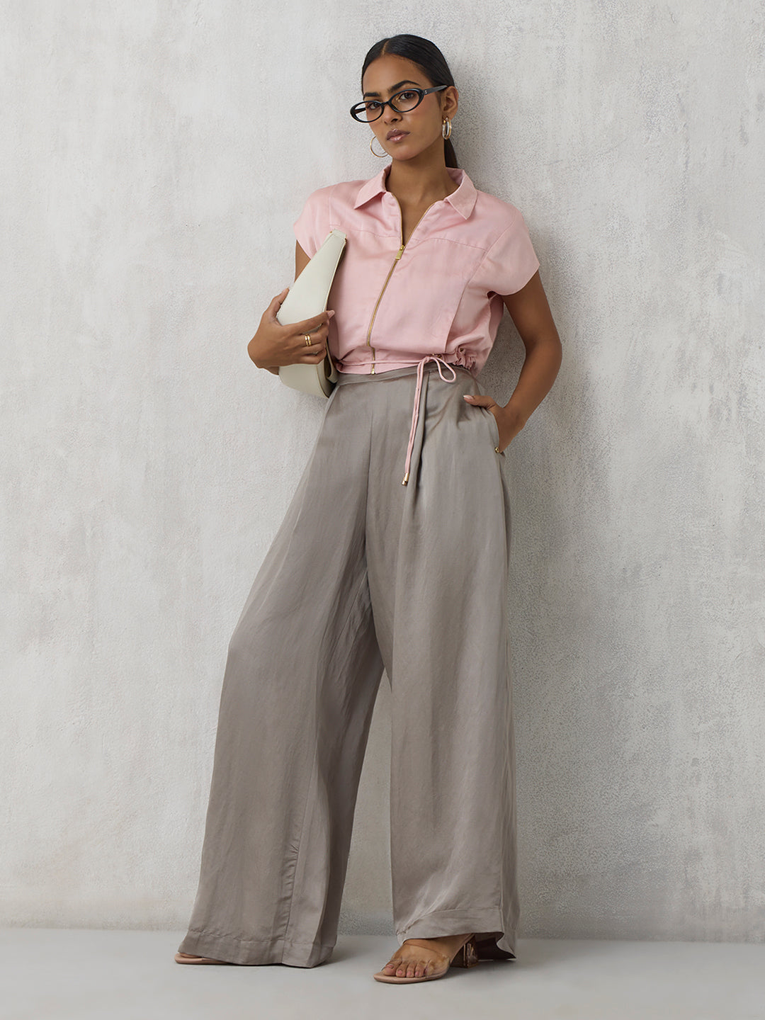 Drawstring Jacket - Pink