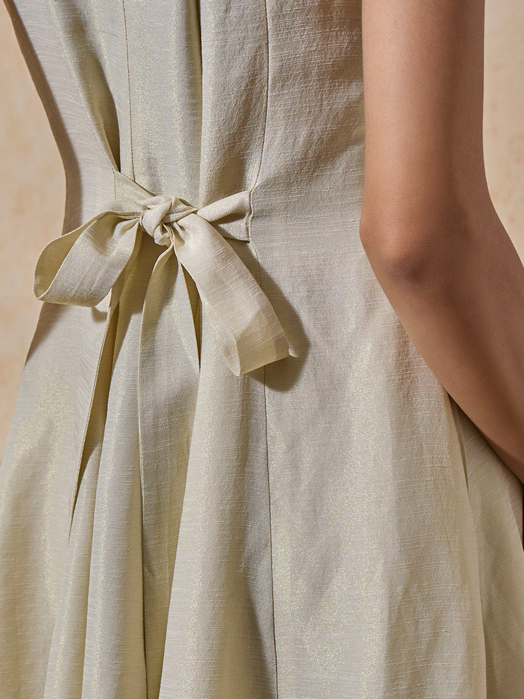 Solid Midi Dress - Ivory