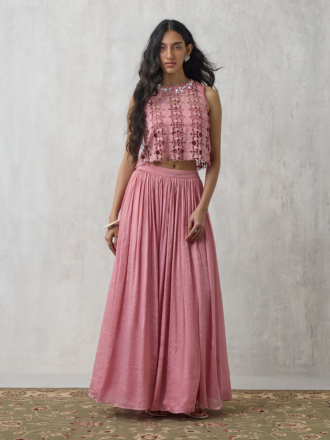 Pleated Skirt - Pink