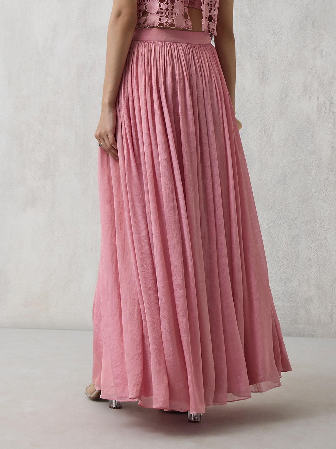 Pleated Skirt - Pink