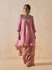 Embroidered Kurta - Pink