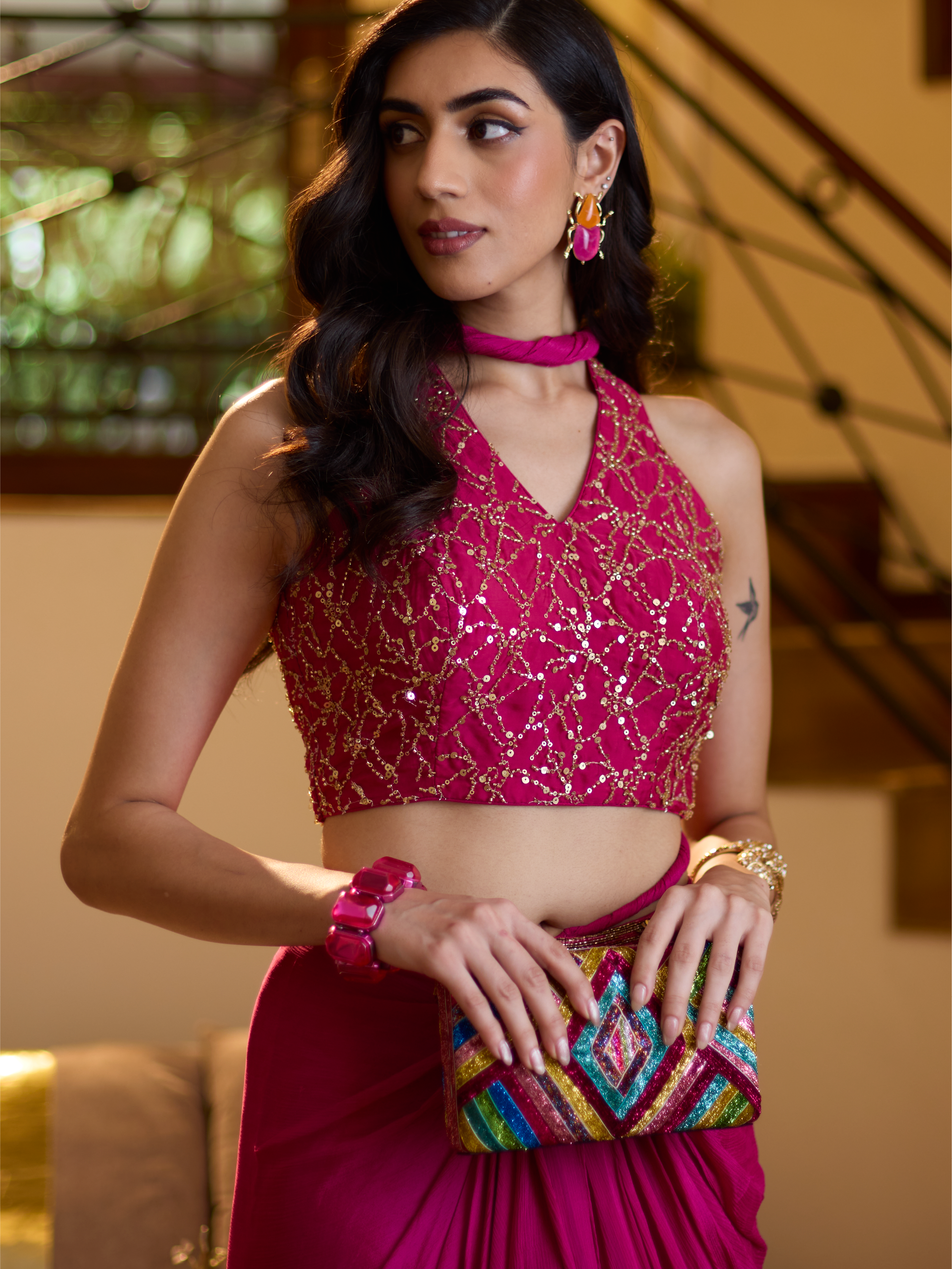 Embroidered Blouse - Pink